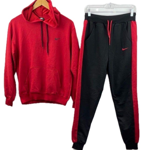 Nike Red and Black Tracksuit - Picture 1 of 7